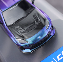 Load image into Gallery viewer, CM 1:64 Purple Carbon BRZ Coupe Widebody Sports Model Diecast Metal Car New Collection
