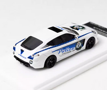 Load image into Gallery viewer, MK 1:64 White Police Gemballa Coupe Sports Model Diecast Resin Car New Collection
