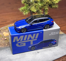 Load image into Gallery viewer, Minigt 1:64 Blue M5 Touring Wagon Sports Model Diecast Metal Car New Collection
