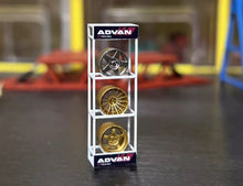 Load image into Gallery viewer, 1:64 Painted Figure Model Miniature Resin Sand Wheel Hub Frame Set Toy Cabinet Collection
