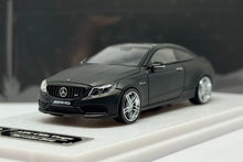 Load image into Gallery viewer, Howie 1:64 Matte Black C63s Coupe Sports Model Diecast Metal Car New Collection
