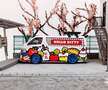 Load image into Gallery viewer, Tarmac 1:64 Kitty Hiace Capsule Delivery Van Widebody Model Diecast Metal Car
