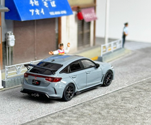 Load image into Gallery viewer, Hobby Japan 1:64 JDM Gray Civic Type R FL5 Engine Model Diecast Metal Car New
