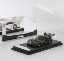 Load image into Gallery viewer, HKM 1:64 Black Carbon 911 GT3 R 992 Rennsport SKYE Model Diecast Metal Car New Collection
