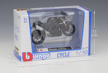 Load image into Gallery viewer, Bburago 1:18 2011 Black Speed Triple Sports Model Diecast Metal Motorcycle New
