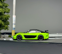 Load image into Gallery viewer, Minigt 1:64 Green RX7 Veilside Sports Model Diecast Metal Car New Collection
