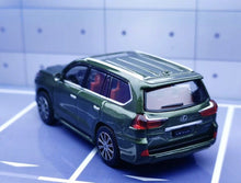 Load image into Gallery viewer, JKM 1:64 Green 2016 LX570 SUV Off Road Sports Model Diecast Metal Car New
