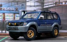 Load image into Gallery viewer, GCD 1:64 Blue Land Cruiser LC90 Prado Off Road SUV Model Diecast Metal Car
