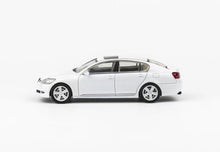 Load image into Gallery viewer, Model1 1:64 White GS300 Luxury Sedan Sports Model Metal Diecast Car BN
