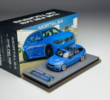 Load image into Gallery viewer, Mortal 1:64 Marina Blue F81 M3 CS Touring Sports Model Diecast Metal Car New Collection
