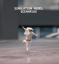 Load image into Gallery viewer, 1:64 Painted Figure Mini Model Miniature Car Scenes Resin Astronaut Cosmonaut
