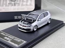 Load image into Gallery viewer, Maxwell 1:64 Silver VW Golf GTI MK6 VIP BBS Sports Model Diecast Metal Car New Collection
