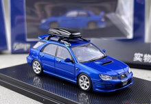 Load image into Gallery viewer, 1:64 Furuya Blue Impreza WRX STI IX 9 Wagon Sports Model Diecast Metal Car New Collection
