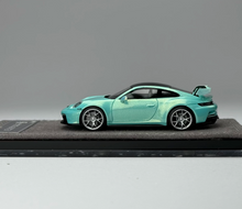 Load image into Gallery viewer, ZJWJ 1:64 Cyan‌ 911 GT3 Sports Model Diecast Resin Car New Collection
