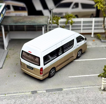 Load image into Gallery viewer, Masdi 1:64 White Gold Hiace H200 Mini Van Sports Model Diecast Metal Car New Collection
