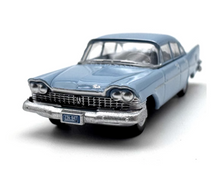 Load image into Gallery viewer, 1:87 Blue 1959 Chrysler Plymouth Sedan Sports Model Diecast Metal Car New Collection
