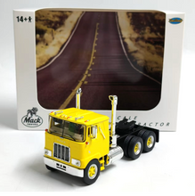 Load image into Gallery viewer, TS 1:64 Yellow Mack F700 Semi Tractor Truck Model Diecast Metal Car New Collection
