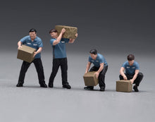 Load image into Gallery viewer, 1:64 Painted Figure Model Miniature Resin Diorama Sand Courier Porter Worker Set
