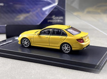 Load image into Gallery viewer, King 1:64 Yellow C63 AMG W204 Sedan Sports Model Diecast Metal Car New Collection
