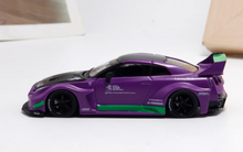 Load image into Gallery viewer, MC 1:64 Purple LB GTR R35 35GT-RR Racing Sports Model Diecast Metal Car New Collection
