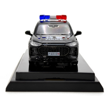 Load image into Gallery viewer, Stock 1:64 Black Police Q6 City SUV Sports Model Diecast Metal Car New Collection

