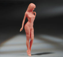 Load image into Gallery viewer, 1:64 Painted Unpainted Figure Model Miniature Resin Diorama Ripped Jeans Girl New
