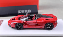 Load image into Gallery viewer, SB 1:64 Red LaFerrari F150 Convertible Sports Model Diecast Metal Car New Collection
