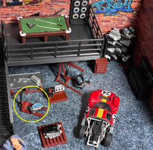 Load image into Gallery viewer, 1:64 Hand Forklift With Engine Garage Display Scene Model Resin For Car New
