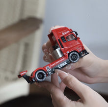 Load image into Gallery viewer, GCD 1:64 Red UD Quon LBWK Truck Tractor #5 Sports Model Diecast Metal Car New Collection
