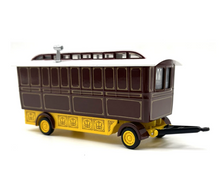 Load image into Gallery viewer, 1:76 Brown Trailer Caravan RV Classic Model Diecast Metal Car New Collection
