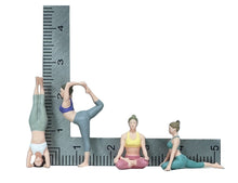 Load image into Gallery viewer, 1:64 Painted Figure Mini Model Miniature Resin Diorama Yoga Sport Woman Lady TOY
