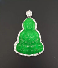 Load image into Gallery viewer, Nature Jade Guanyin Pendant Necklace Gift Jewelry charm Blessing Luck Jewelry c

