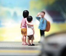 Load image into Gallery viewer, 1:64 Painted Unpainted Figure Model Miniature Resin Diorama Sand Brother Sister
