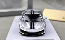 Load image into Gallery viewer, DCM 1:64 Silver Novitec 488 Pista Racing Sports Model Diecast Metal Car New
