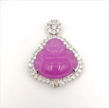 Load image into Gallery viewer, Nature Jade Laughing Buddha Pendant Necklace Gift Jewelry charm Blessing New E
