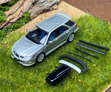 Load image into Gallery viewer, 1:64 Furuya Silver Impreza WRX STI IX 9 Wagon Sports Model Diecast Metal Car
