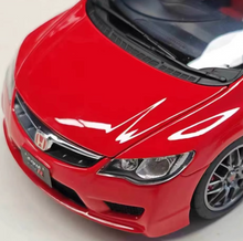 Load image into Gallery viewer, WELL 1:18 Red JDM Civic Type R FD2 Sports Diecast Model Metal Car New
