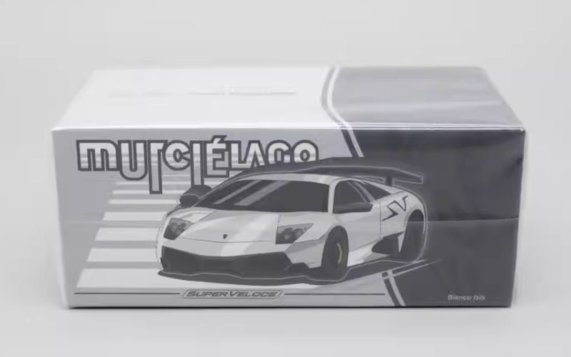 Cars Lounge 1:64 Grey Murcielago LP670-4 SV Sports Model