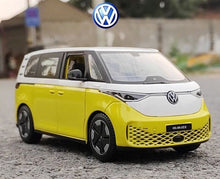 Load image into Gallery viewer, Maisto 1:24 Green VW ID Buzz EV Mini Van Camper Model Diecast Metal Car New Collection
