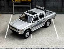 Load image into Gallery viewer, Masdi 1:64 Silver 1994 Hilux LN107 Cab Pickup Truck Model Diecast Metal Car
