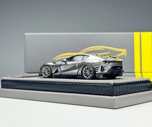Load image into Gallery viewer, 1:64 GLAMCRAFT Gray 812C Sports Open Model Diecast Metal Car New Collection
