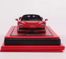 Load image into Gallery viewer, ART 1:64 Red SF90 Convertible Super Racing Sports Model Diecast Resin Car New
