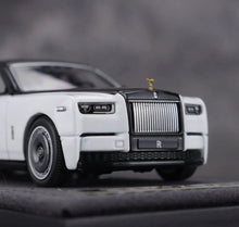 Load image into Gallery viewer, Banana 1:64 Black White Phantom VIII Centenary Model Diecast Metal Car New Collection
