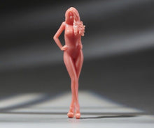 Load image into Gallery viewer, 1:64 Painted Unpainted Figure Model Miniature Resin Diorama Sand Pink Bikini Gal
