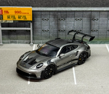 Load image into Gallery viewer, LMLF 1:64 Gray Carbon 911 992 GT3 RS Racing Sport Model Diecast Metal Car New Collection
