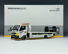 Load image into Gallery viewer, GCD 1:64 Gray AF H300 Flatbed Trailer Tow Truck Model Diecast Metal Car New Collection
