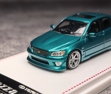 Load image into Gallery viewer, Model1 1:64 Green Altezza RS200 SXE10 Sedan Sports Model Diecast Metal Car New Collection
