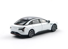 Load image into Gallery viewer, XCARTOYS 1:64 White Xpeng Mona M03 EV Sedan Sports Model Diecast Metal Car New Collection
