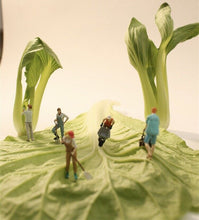 Load image into Gallery viewer, 1:64 Painted Figure Model Miniature Resin Diorama Sand Gardener Worker Pruning

