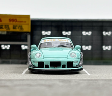 Load image into Gallery viewer, SW 1:64 Green RWB 993 Racing Sports Classic Model Diecast Metal Car New Collection
